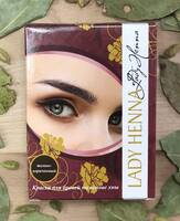 Хна для фарбування брів Lady Henna Темно-коричнева LHbrow03